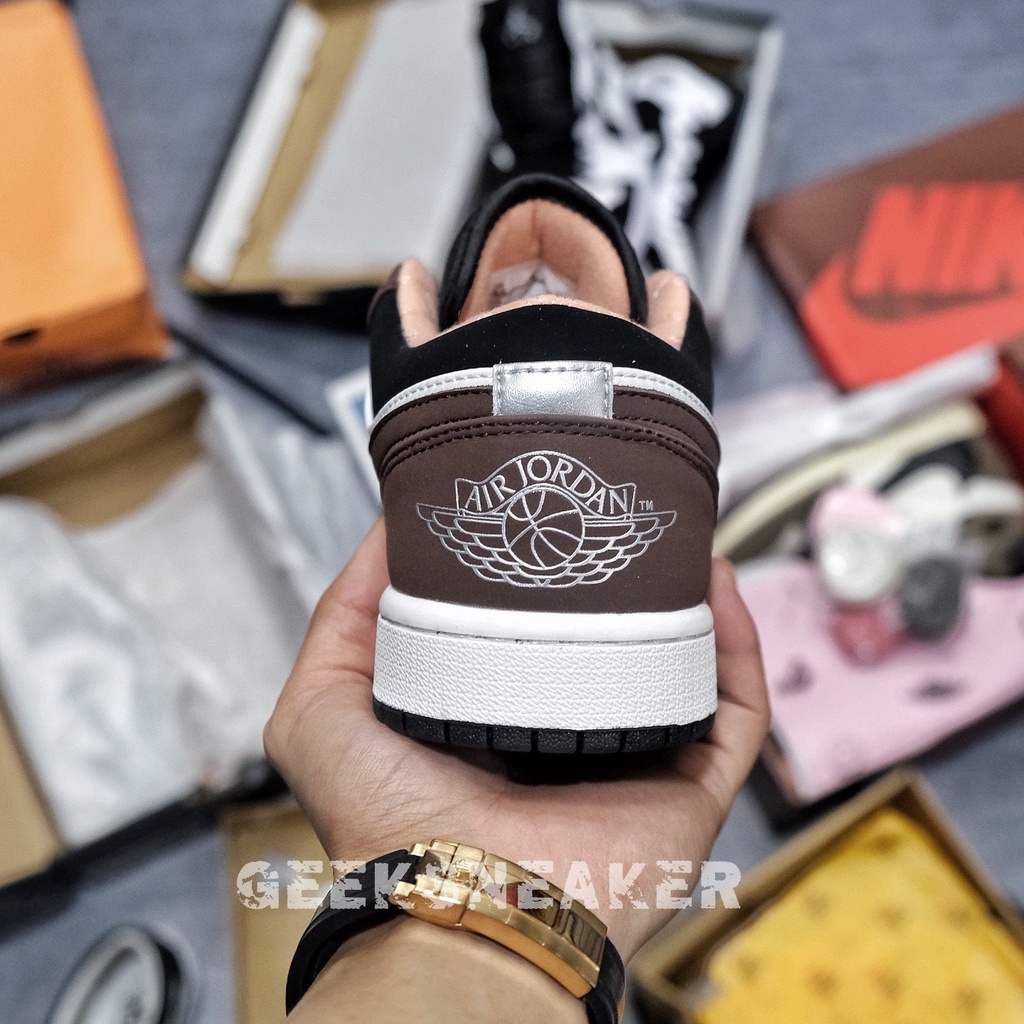 [GeekSneaker] GIày Jordan 1 Low Mocha Brow