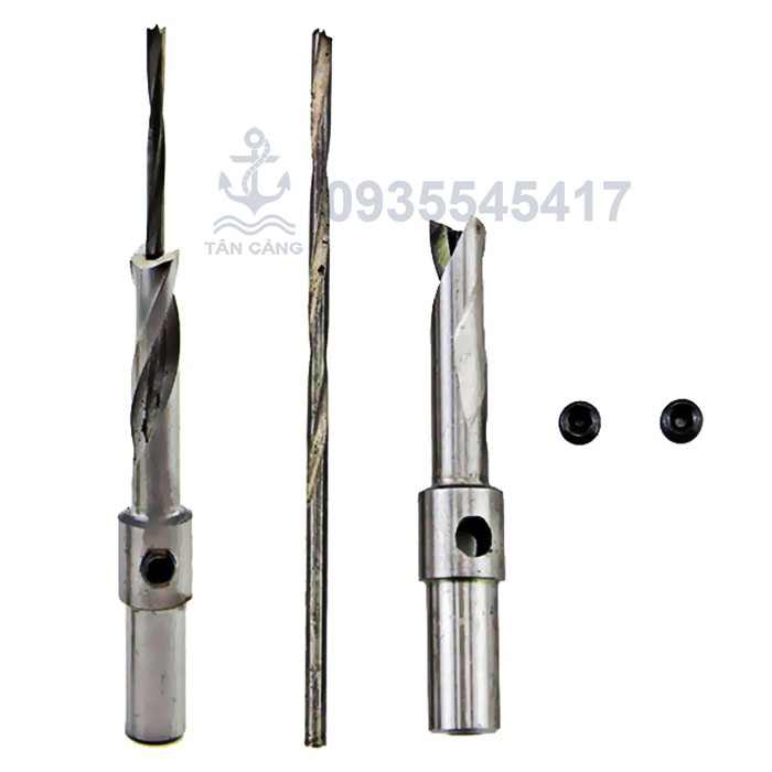 Mũi khoan 2 tầng chuôi tròn 3x8x100 mm