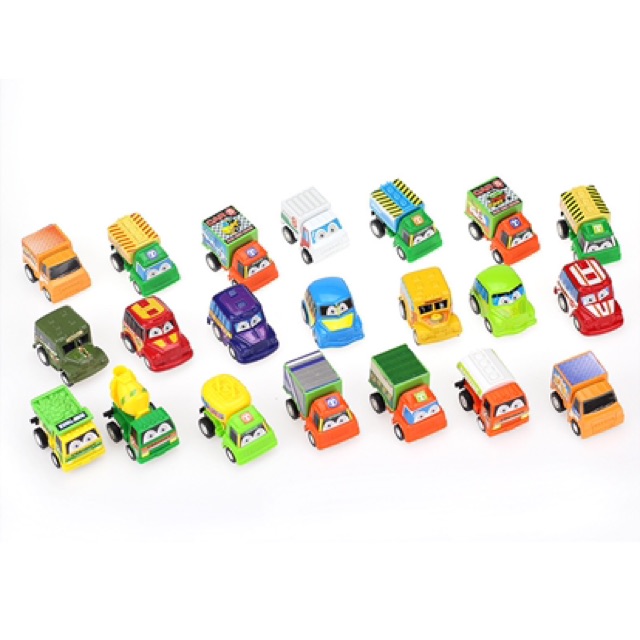 Set 6 xe ô tô chạy đà mini cho bé