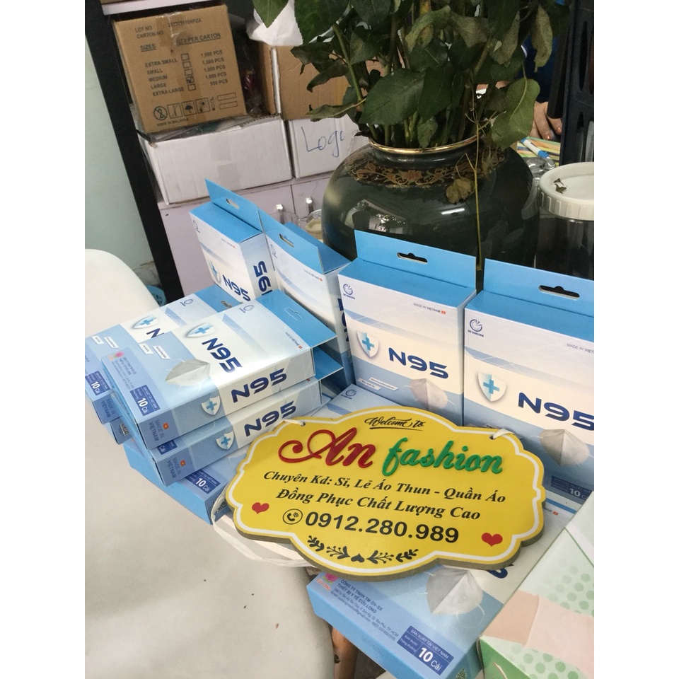 KHẨU TRANG CỬU LONG N95  (1 HỘP 10 CÁI ) _ HÌNH CHỤP THẬT