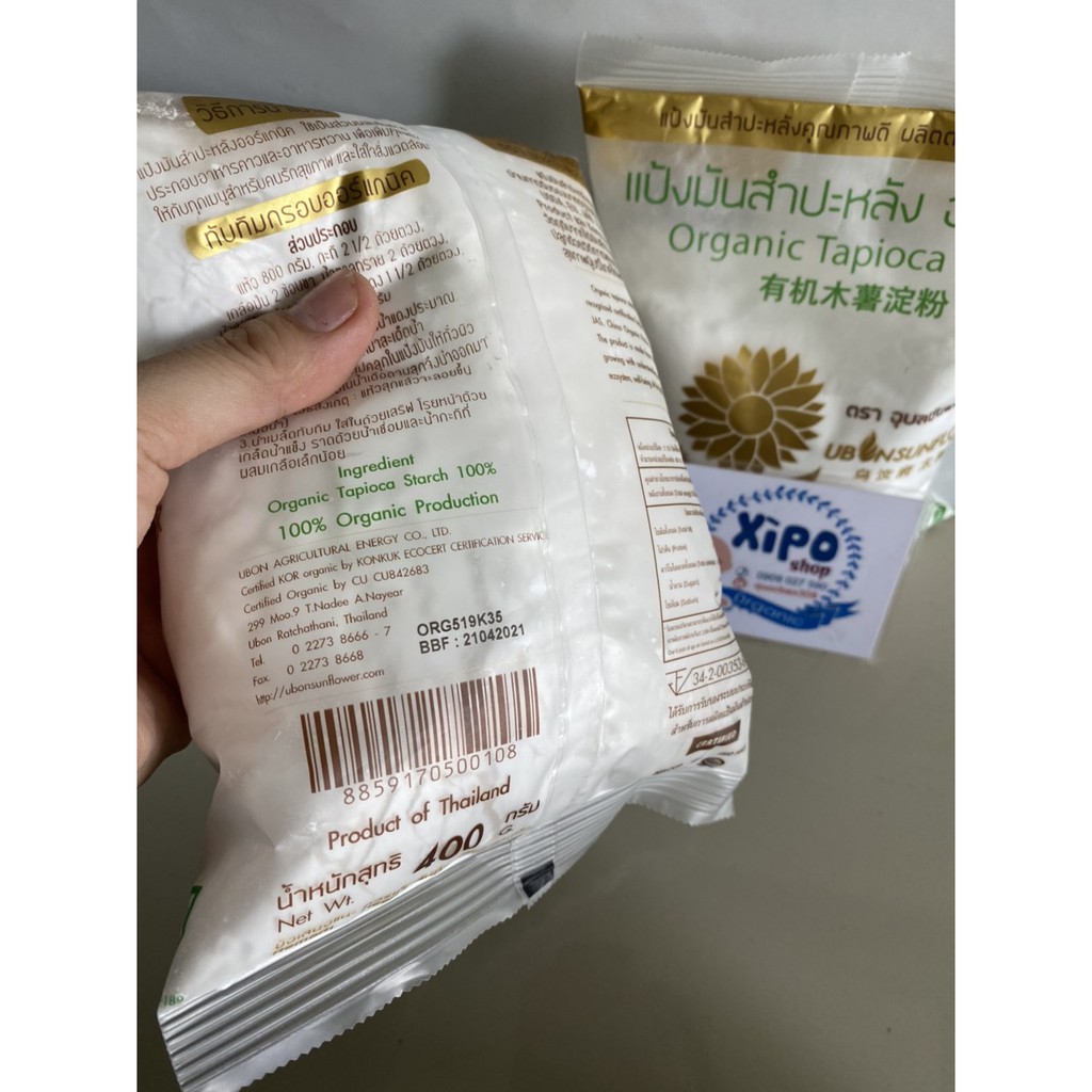 (2025) Tinh Bột Năng Hữu Cơ Thái Lan 400g
