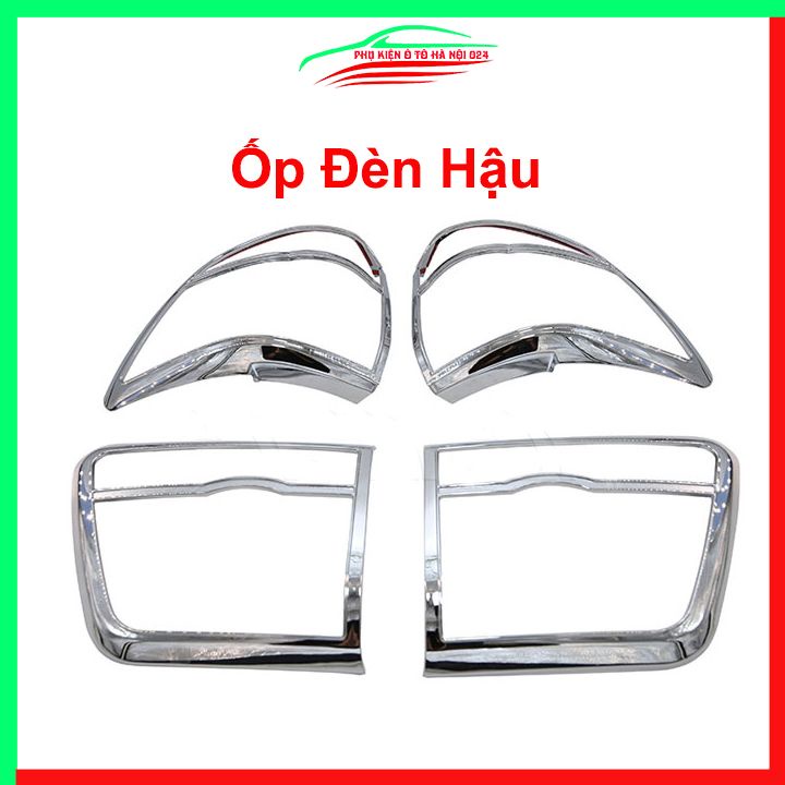 Ốp viền đèn pha hậu mạ crom Fortuner 2012-2016 chống trầy trang trí bảo vệ xe