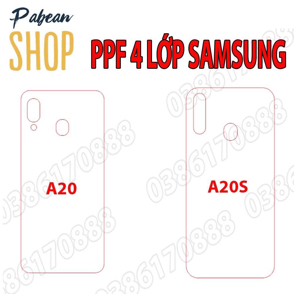 [NHÁM + TRONG]Dán lưng PPF 4 lớp chống va đập cho SAMSUNG A20 / A20S