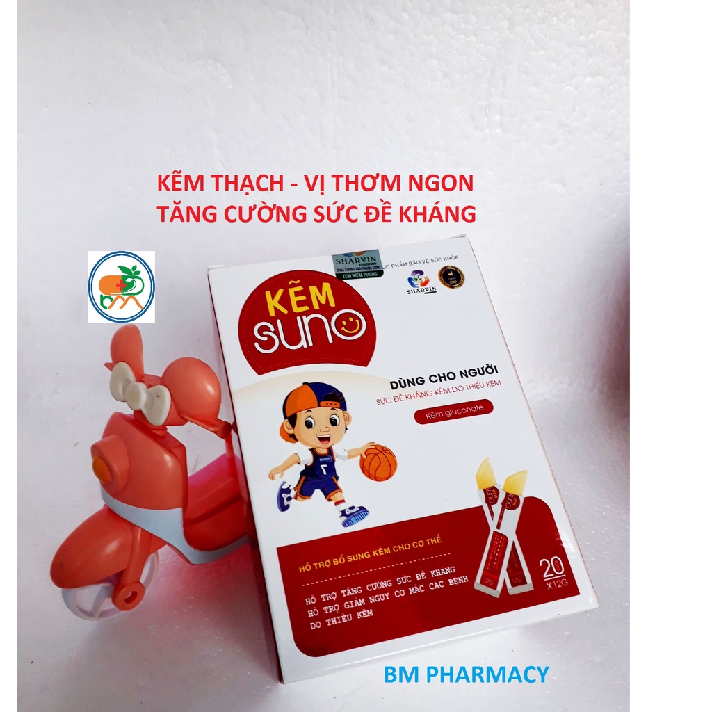 Kẽm thạch SUNO, giúp bổ sung kẽm và tăng cường sức đề kháng cho cơ thể