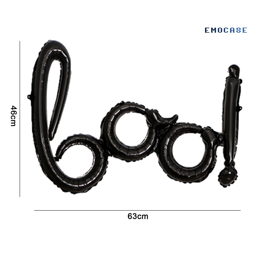 1 Set Bong Bóng Lá Nhôm Trang Trí Tiệc Halloween