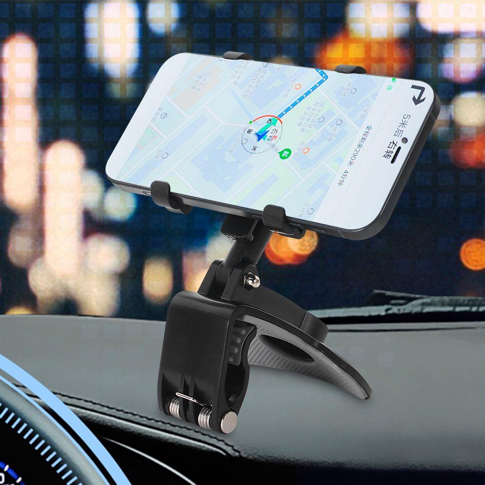 MYRONGVN Giá Đỡ Điện Thoại Gắn Kính Chiếu Hậu Xe Hơi Đa Năng Tiện Lợi