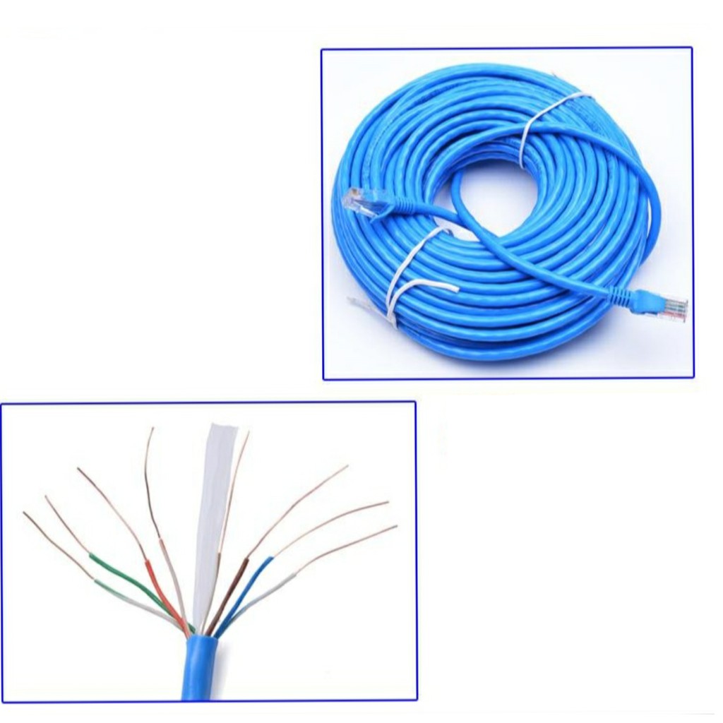 DÂY MẠNG CAT 6E BẤM SẴN TIỆN LỢI CHẤT LIỆU BỀN DẺO CHỐNG OXY HÓA CHIỀU DÁI 15M,20M,30M