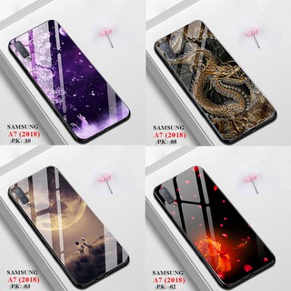 Ốp Samsung A7 2018 (Ốp lưng mặt kính samsung A7 2018)