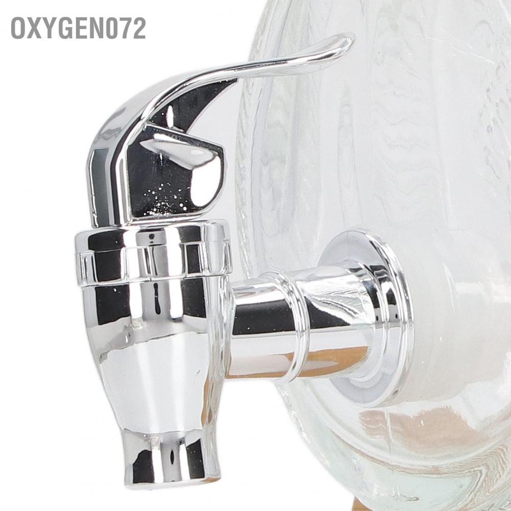 Oxygen072 Đồ uống Thùng thủy tinh dày kín Sơn nhân sâm Rượu vang Bình pha chế với vòi cho gia đình