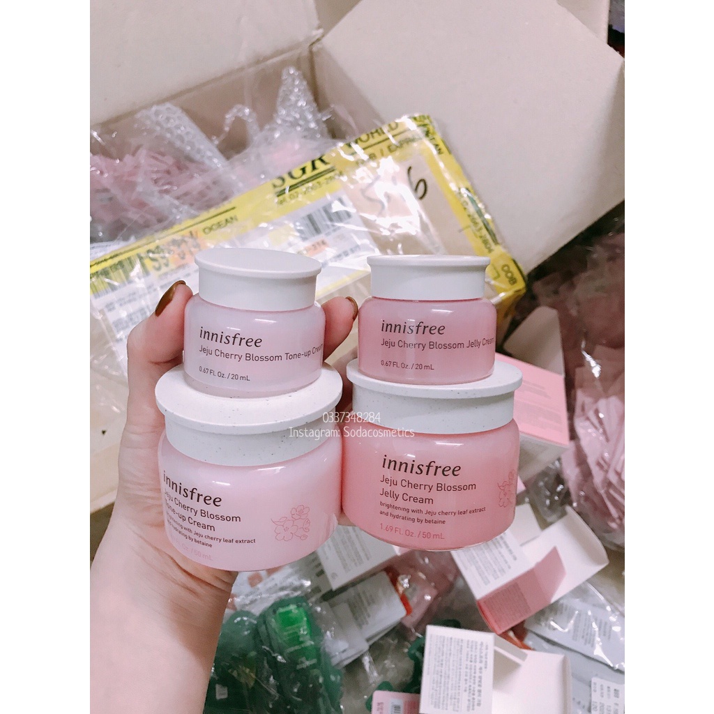 Kem Dưỡng Hoa Anh Đào Innisfree Jeju Cherry Blossom Tone Up Cream