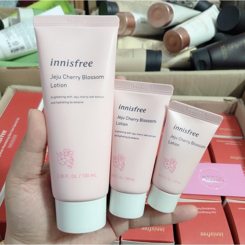 [Mini Size]Sữa Dưỡng Dưỡng Trắng, Dưỡng Ẩm Innisfree Jeju Cherry Blossom Lotion