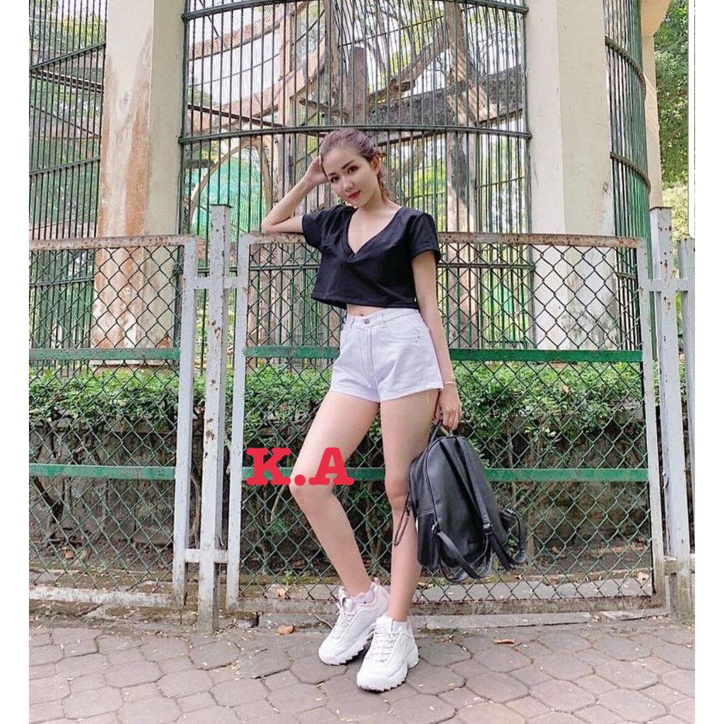 [FREESHIP ĐƠN TỪ 50K] Áo croptop cổ tim KAN1802