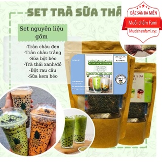 Set trà sữa 10 ly 85k Bếp nhà Bo SIZE L