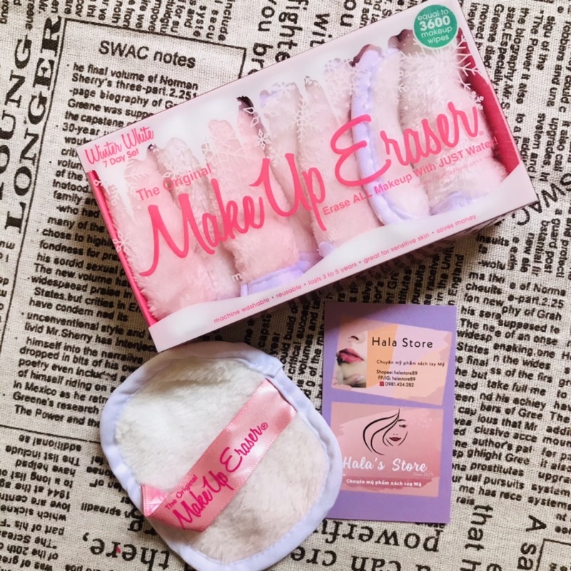 Makeup Eraser ✨ Set 7 khăn tẩy trang cho 7 ngày trong tuần đủ các mẫu và size