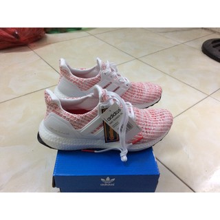2020giày ultra boost mầu trắng hồng