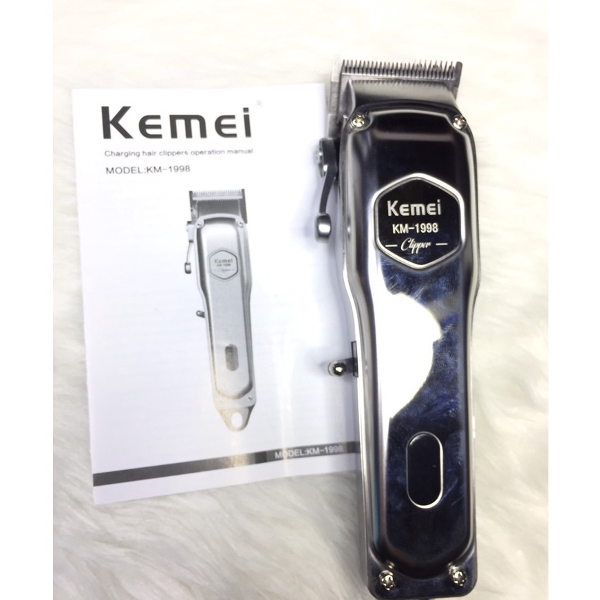 Tông đơ cắt tóc Kemei KM-1998 chạy khoẻ êm
