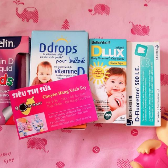 VITAMIN D3 CHỐNG CÒI XƯƠNG CHO BÉ