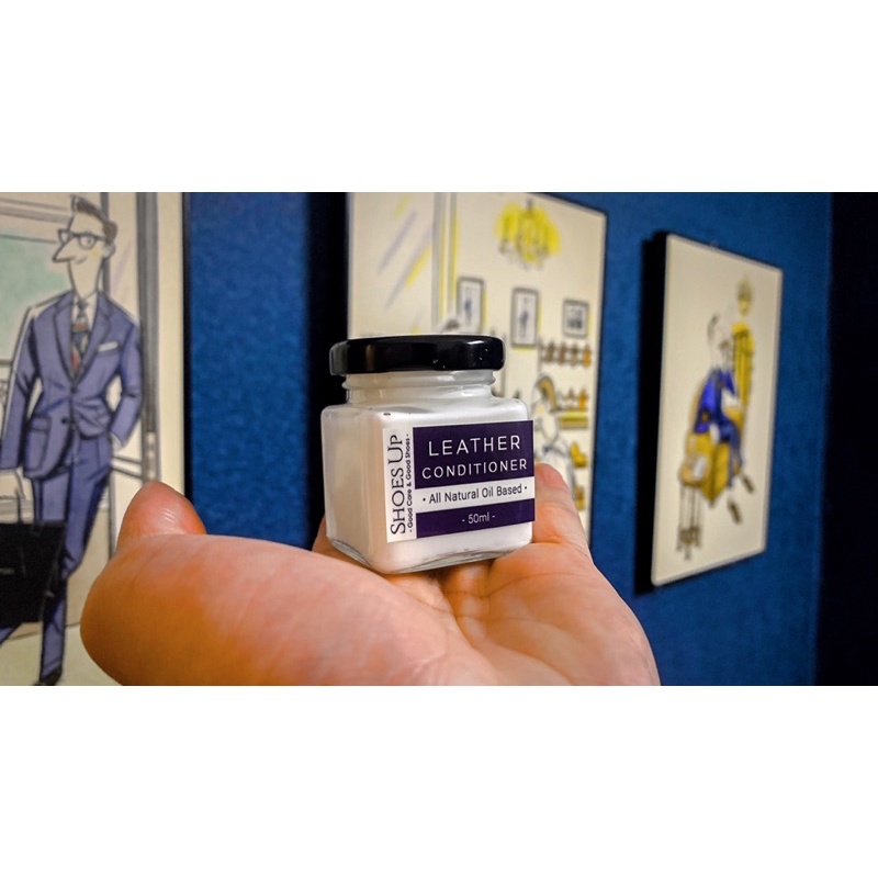 Leather Conditioner Mini Shoes Up 50ml - Kem dưỡng đồ da,giày da,túi xách, áo khoác da