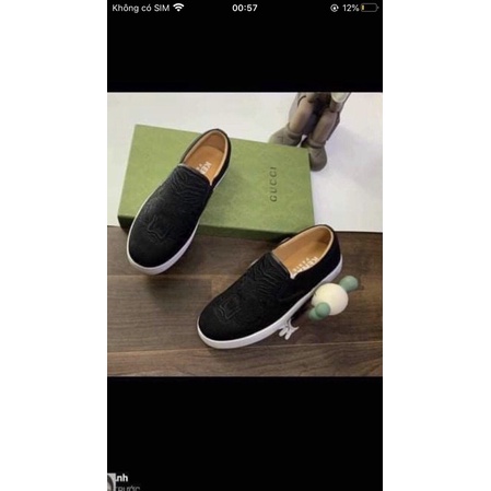 Giày Lười Nam Vân Nổi Kenzo New