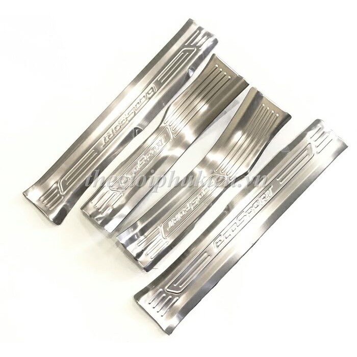 Bộ Ốp bậc, Nẹp bước chân Ford EcoSport 2018 - 2022 INOX(hàng cao cấp)