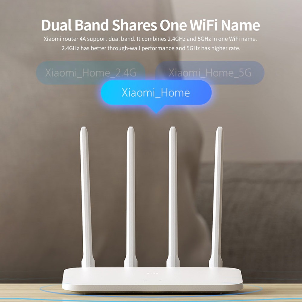 Bộ phát WiFi Xiaomi Mi Router 4A - Tốc Độ cao 1000Mbps 4 Anten Wifi Router