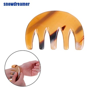 [SNDR] 1Pcs Scrapping Comb Horn Massager Body Acupuncture Slimming Face Massage Tool MME