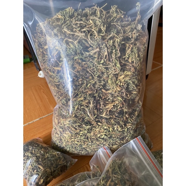 500gr Hoa đu đủ đực khô nhà làm mới đóng gói T07/2023 - 100% hoa, không lẫn tạp chất