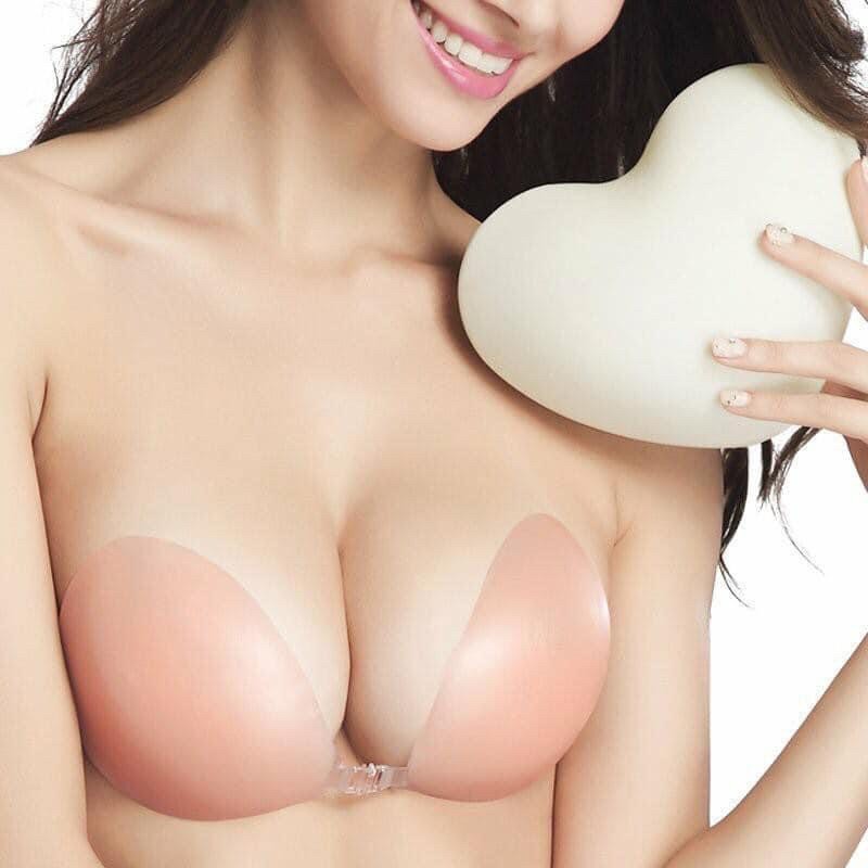 Áo lót áo dán ngực trong silicon cài trước tàng hình siêu dính Hàng cao cấp kèm hộp tặng kèm dây áo trong