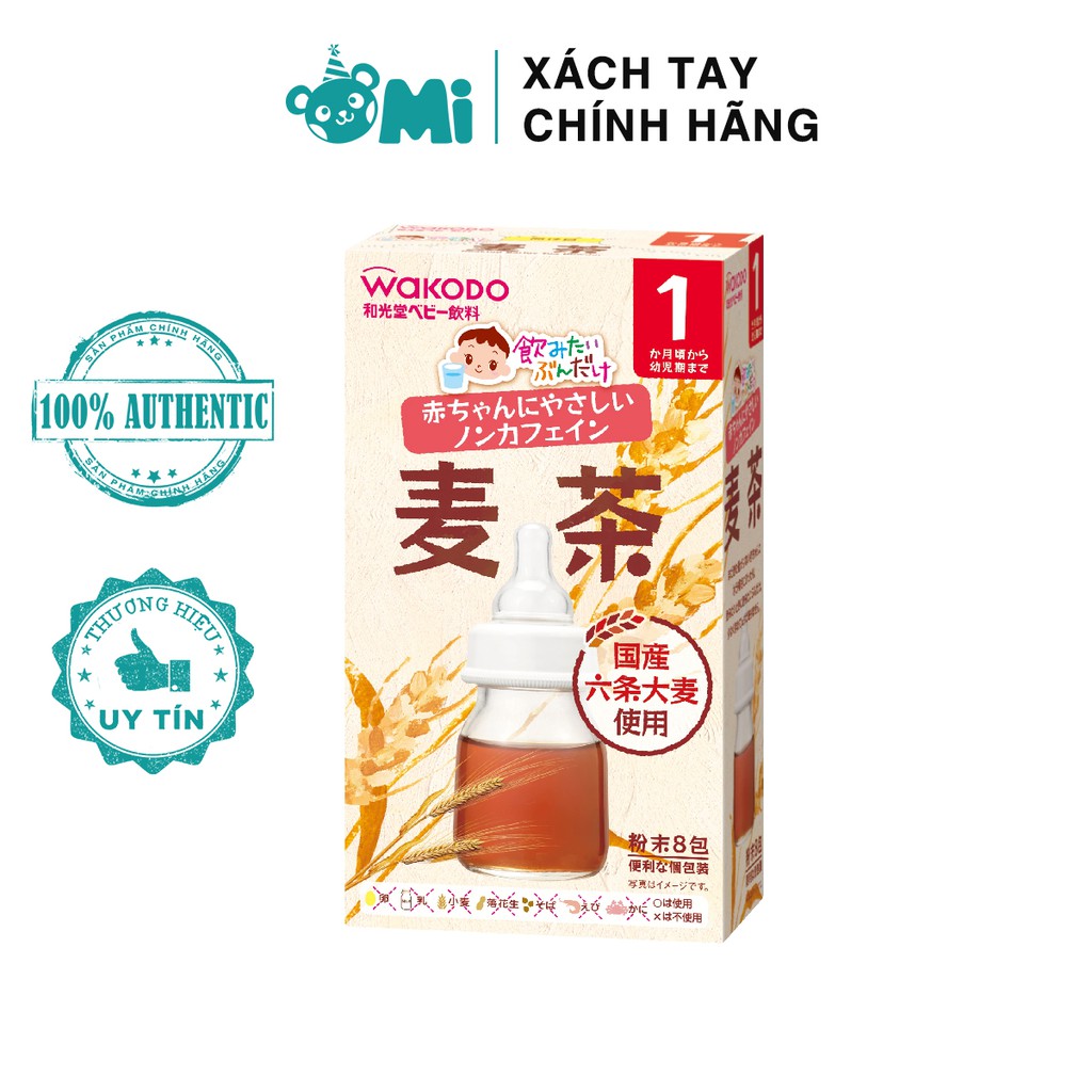 Trà lúa mạch Wakodo cho bé từ 1 tháng