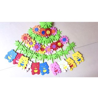 Rèm cửa xốp mầm non