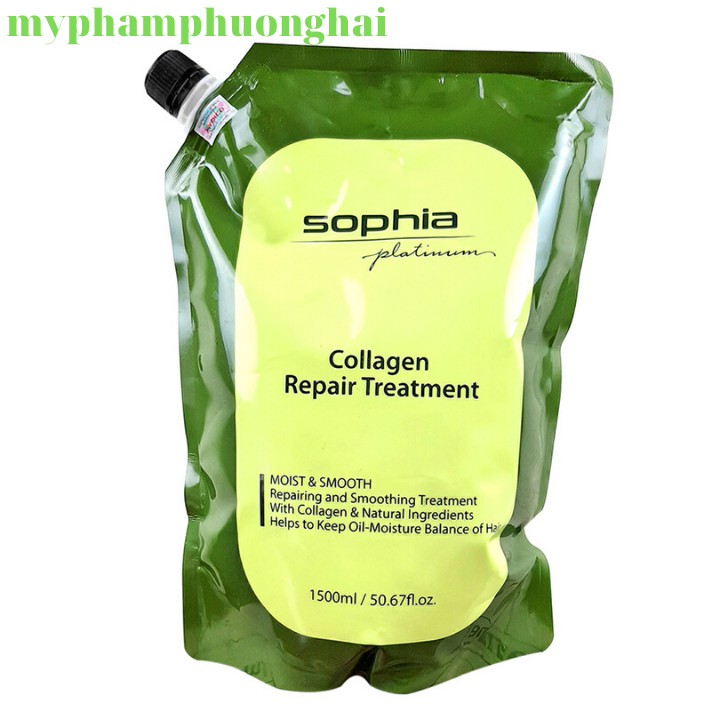 Hấp phục hồi thảo dược collagen Sophia 1500ml