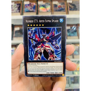 Thẻ bài lẻ yugioh! mã dlcs-en043 - number c73: abyss supra splash - common - 1st edition