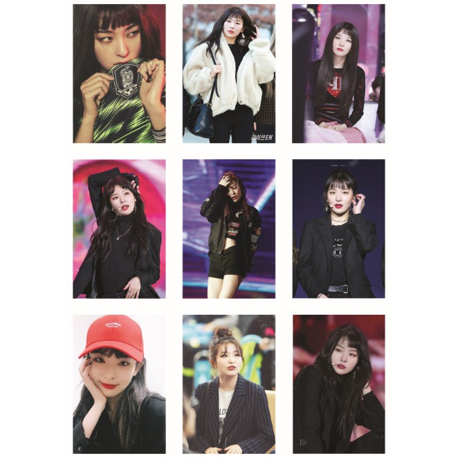 Lomo card ảnh thành viên RED VELVET - SEULGI full 72 ảnh