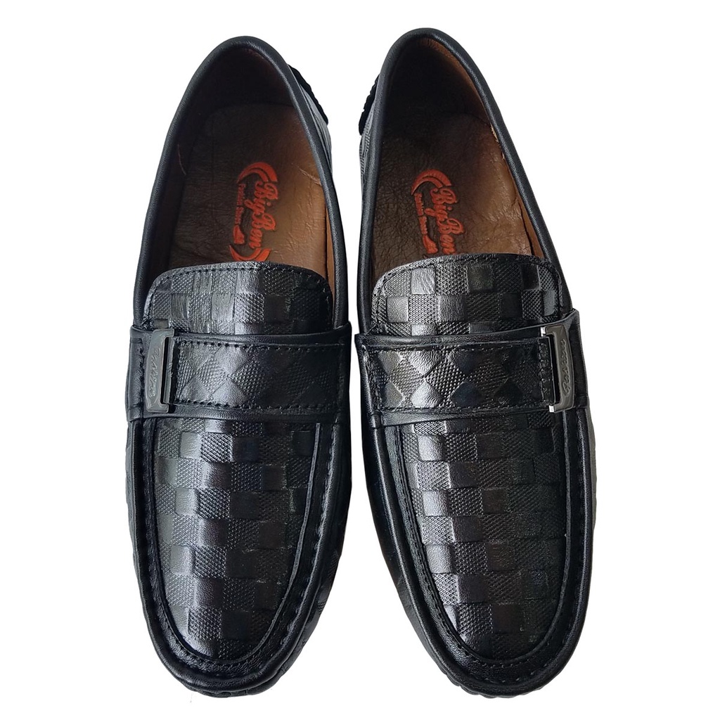 Giày Mọi Nam Da Bò Thật BIGBEN Cao Cấp GM245