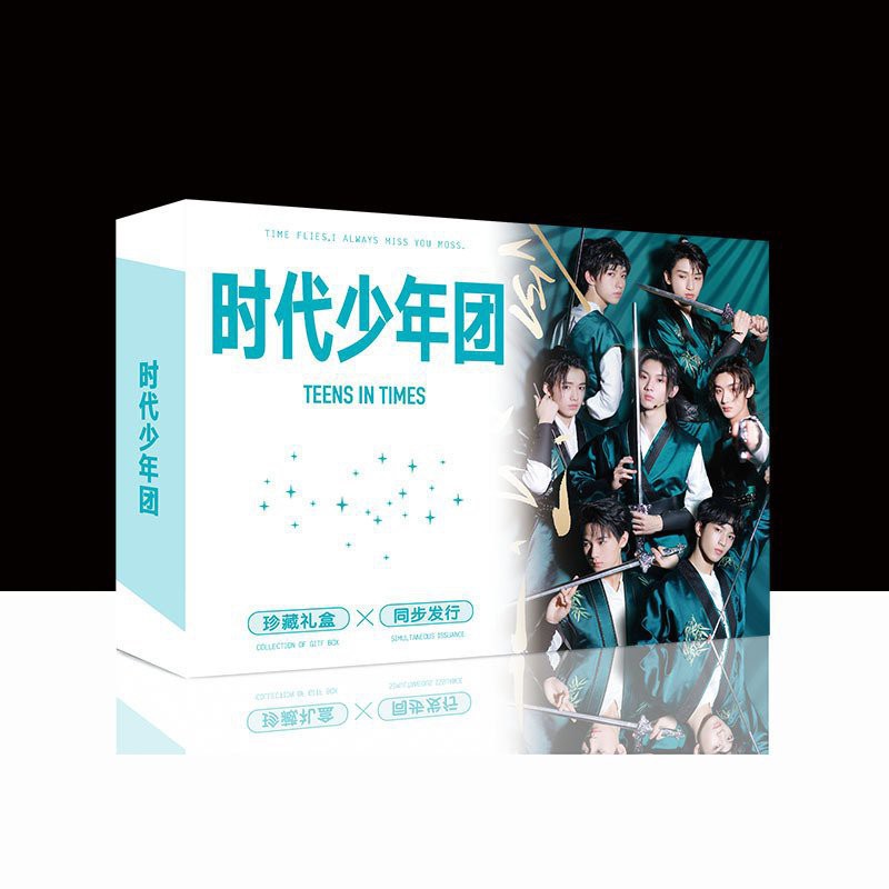 Hộp quà TNT TEENS IN TIMES A5 có poster postcard bookmark banner huy hiệu thiếp ảnh dán album ảnh