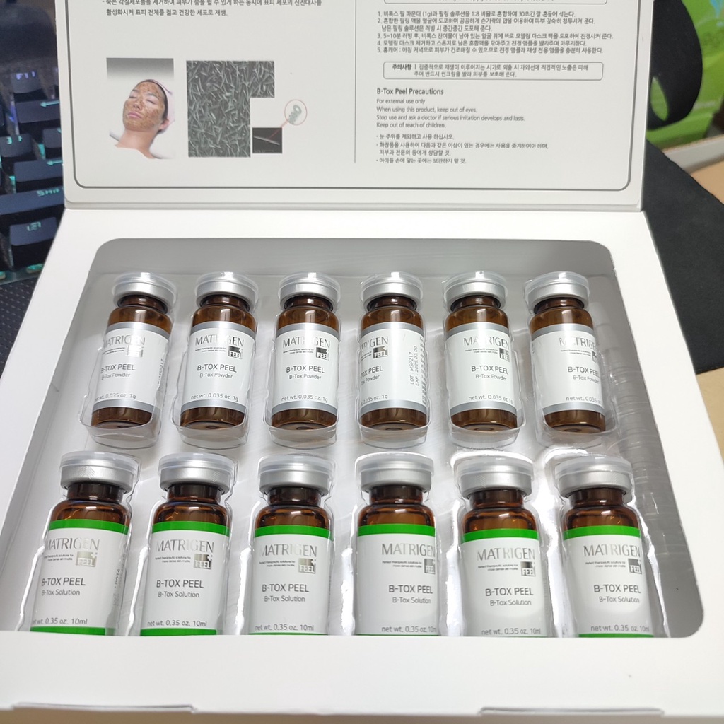 (Q1-HCM) Thay Da Sinh Học Hàn Quốc B-Tox BTOX PEEL MATRIGEN Vi Tảo 2 Màu [An Bình Cam Kết Chính Hãng]