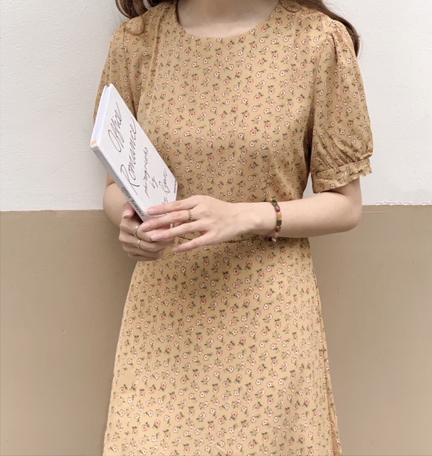 [Mã FAGREEN1505 giảm 10% tối đa 30K đơn 99K] Váy hoa nhí thắt nơ sau | BigBuy360 - bigbuy360.vn