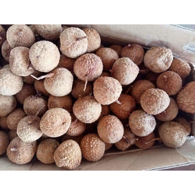 1 kg VẢI KHÔ , VẢI THIỀU SẤY KHÔ-loại 1