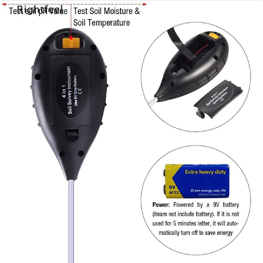 Máy Đo Độ PH Của Đất 4 Trong 1