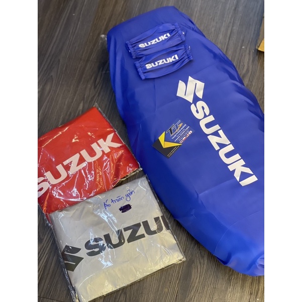 Bao bảo vệ yên , bao tay suzuki ( 3 màu )