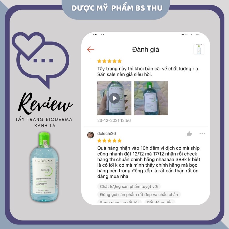 Nước tẩy trang dành cho da dầu mụn Bioderma Sébium H20