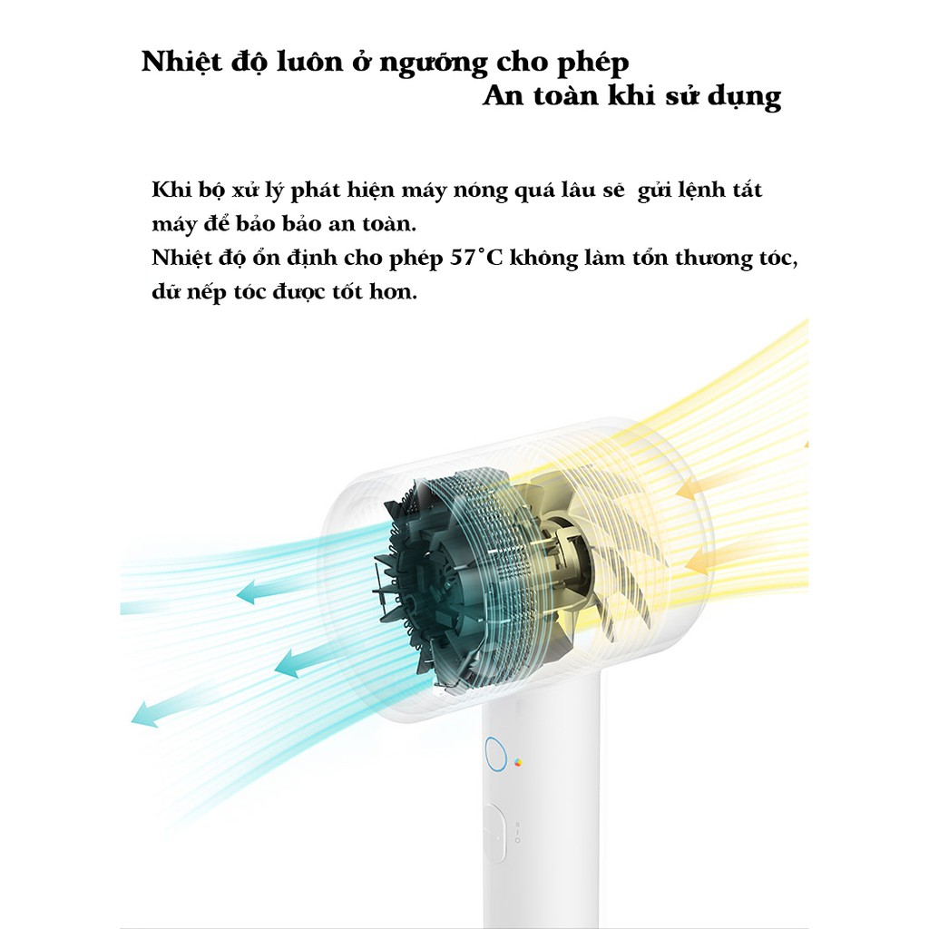 Máy Sấy Tóc Cao Cấp Xiaomi Mijia H300 Anion