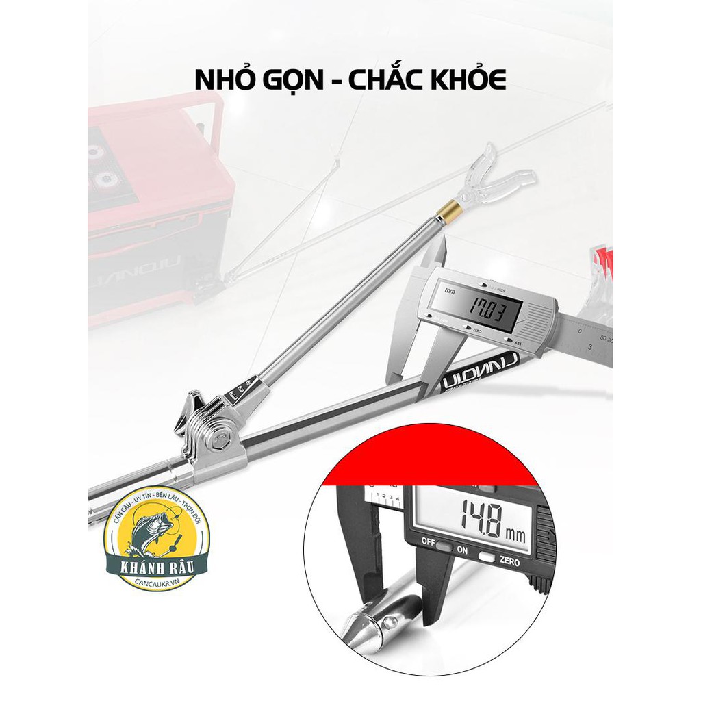 Gác cần Inox Lianqiu 2m1