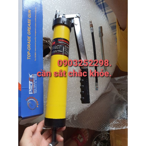 Bơm mỡ bằng tay loại to 900cc cao cấp