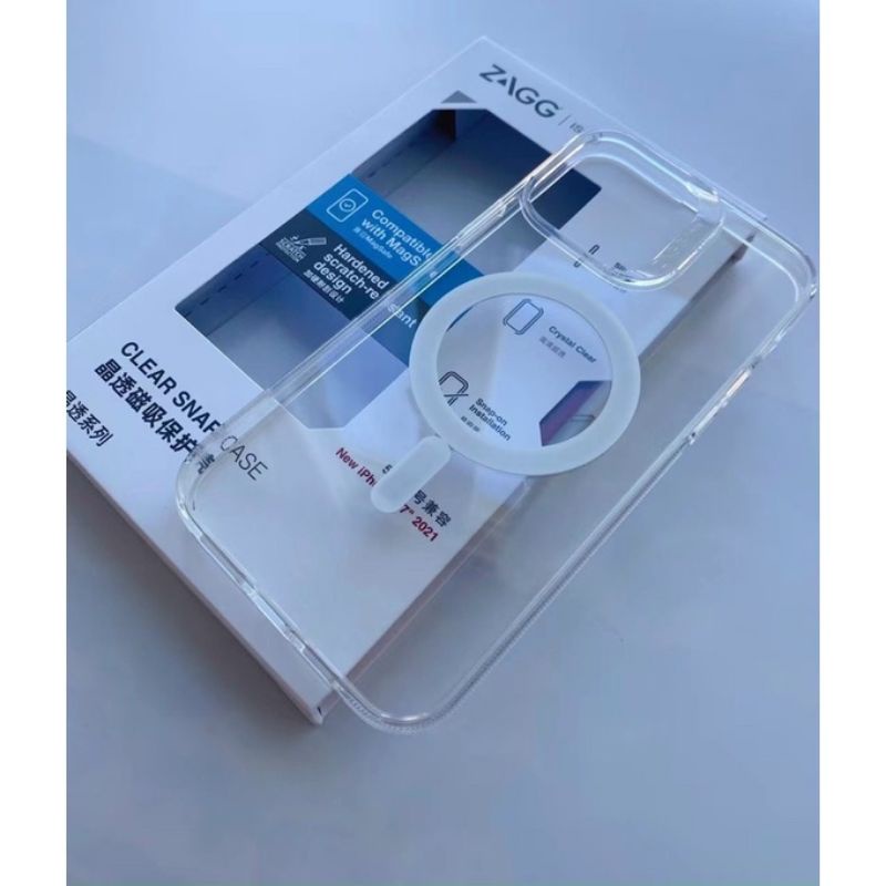Ốp Lưng ZAGG Trong Suốt Iphone 13, 13 Pro, 13 Pro Max Không Ố Hàng Cao Cấp