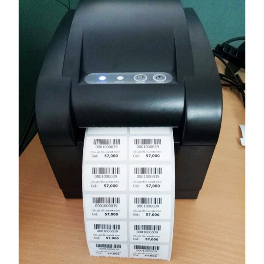 Máy In Tem Trà Sữa - In Mã Vạch Xprinter 350B