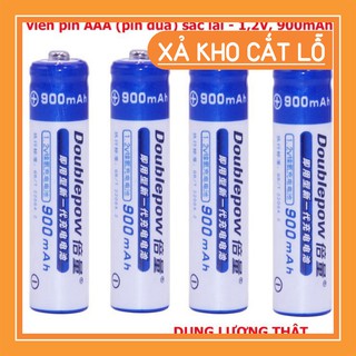 Bộ 4 viên pin đũa (Pin sạc AAA) 1,2V - 900mAh Double Pow