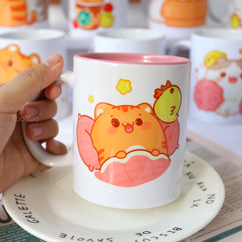 Ly sứ hình MÈO dễ thương cute TooYoo TY0170