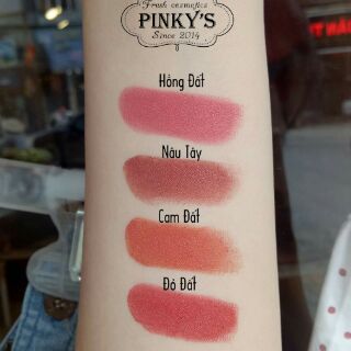 Son thỏi Pinky's cam đất
