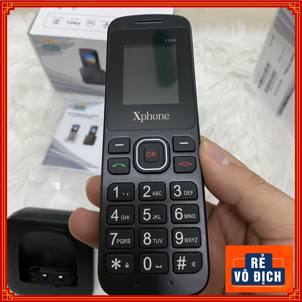 ☎️ HomePhone X1205 ☎️ Điện Thoại Bàn Không Dây HomePhone Lắp Mọi Loại Sim | BigBuy360 - bigbuy360.vn